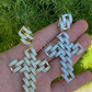 Men's Cuban Cross Gold Pendant  customdiamjewel   