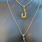 Hawaiian Fishing Hook Pendant  customdiamjewel   