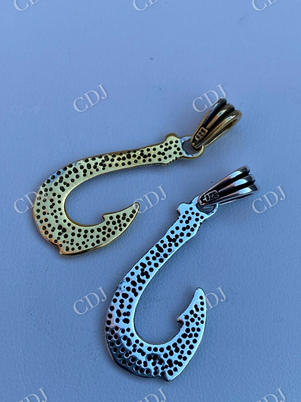 Hawaiian Fishing Hook Pendant  customdiamjewel   