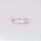 0.12CTW Half Eternity Curved Natural Diamond Wedding Band Wedding Band customdiamjewel   