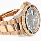 Rolex Yellow Gold Plated Custom Diamond Watch  customdiamjewel   