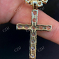 VVS Real Diamond Cross Pendant  customdiamjewel   