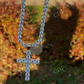 VVS Real Diamond Cross Pendant  customdiamjewel   