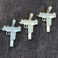 Uzi Gun Diamond Pendant  customdiamjewel   