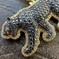 Black Moissanite Panther Jaguar Pendant Necklace  customdiamjewel   