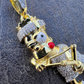 Iced Bart Simpson Pendant  customdiamjewel   