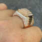 Sqaure Hip Hop Diamond Men's Ring  customdiamjewel   