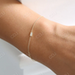 0.06CTW Moissanite Minimalist Baguette Cut Bracelet  customdiamjewel   