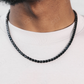 Unique Chain Black Diamond Hip Hop Tennis Necklace  customdiamjewel   