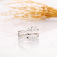 0.6CTW Natural Diamond White Gold Wedding Band Wedding Band customdiamjewel   