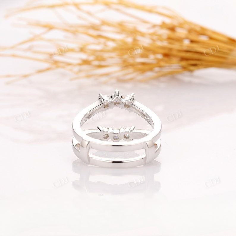 0.6CTW Natural Diamond White Gold Wedding Band Wedding Band customdiamjewel   