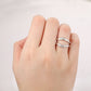 0.6CTW Natural Diamond White Gold Wedding Band Wedding Band customdiamjewel   