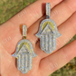 Hamsa Hand Masonic Pyramid Pendant  customdiamjewel   