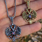 Russian Double Headed Eagle Ruby Pendant  customdiamjewel   