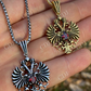 Russian Double Headed Eagle Ruby Pendant  customdiamjewel   