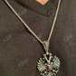 Russian Double Headed Eagle Ruby Pendant  customdiamjewel   