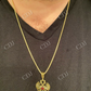 Russian Double Headed Eagle Ruby Pendant  customdiamjewel   