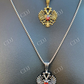 Russian Double Headed Eagle Ruby Pendant  customdiamjewel   