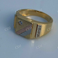 Men's Gold Hip Hop Ring  customdiamjewel   