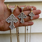 Gothic Tupac Cross Pendant  customdiamjewel   