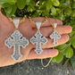 Gothic Tupac Cross Pendant  customdiamjewel   