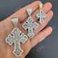 Gothic Tupac Cross Pendant  customdiamjewel   