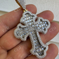 Gothic Tupac Cross Pendant  customdiamjewel   