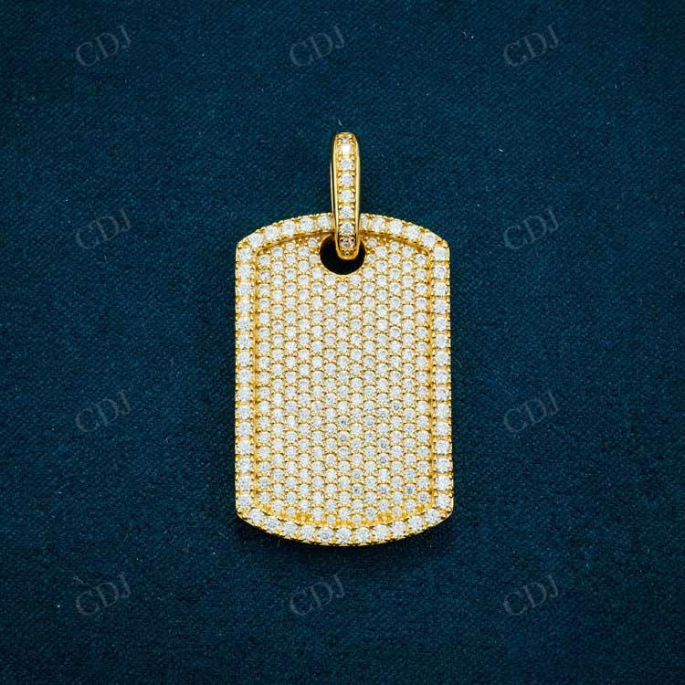 Full Iced Out Hip Hop Diamond Pendant  customdiamjewel   