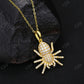 Iced Out Moissanite Spider Pendant  CustomDiamJewel   