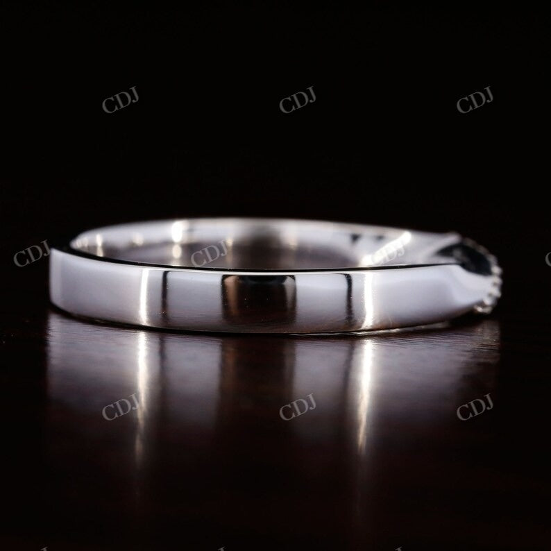 Simple Round Cut Natural Diamond Band  customdiamjewel   