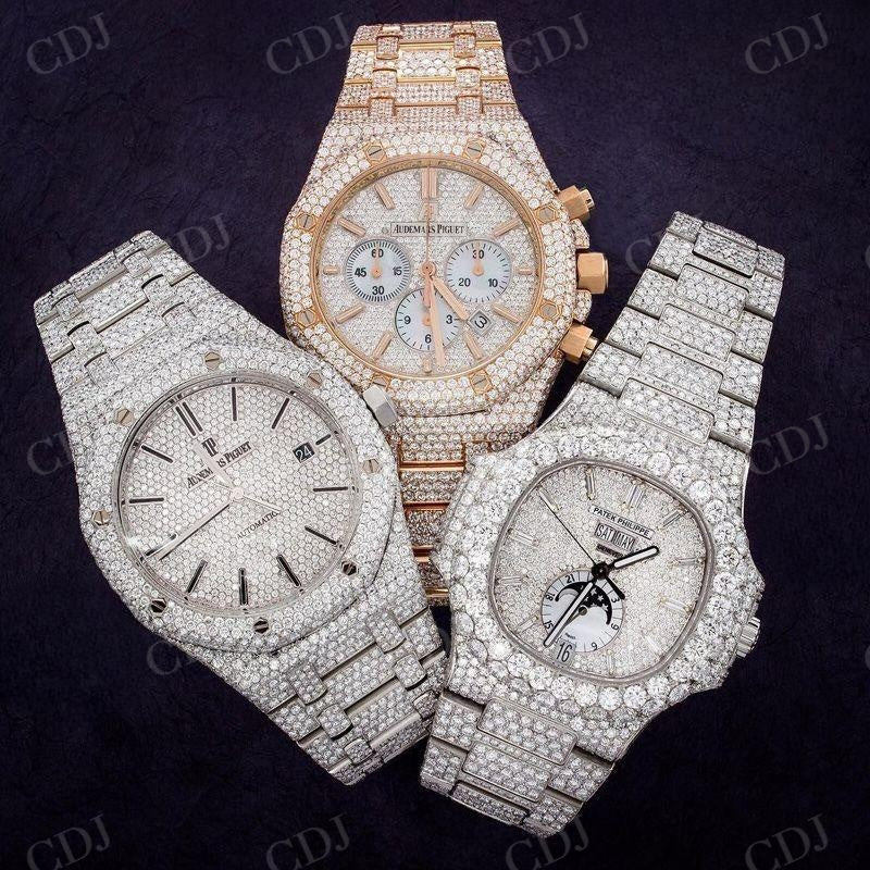 Aftermarket Diamond Watch  customdiamjewel   