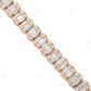 Natural Diamond Baguette Bracelet For Women hip hop jewelry CustomDiamJewel