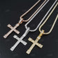 Hip Hop Iced Out Baguette Diamond Cross Pendant  customdiamjewel   