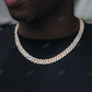 12mm Diamond Miami Cuban Link Necklace  customdiamjewel   