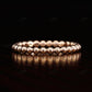 14k Gold Beaded Wedding Band For Women  customdiamjewel   