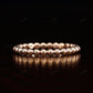 14k Gold Beaded Wedding Band For Women  customdiamjewel   