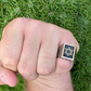 Men's 14K Solid Yellow Gold Hip Hop Ring  customdiamjewel   