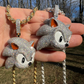 Large Sonic The Hedgehog Pendant  customdiamjewel   