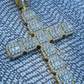 Baguette Diamond Cross Pendant  customdiamjewel   