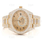 42MM Round Dial Fully Iced Out Moissanite Rolex Men's Watch (23.90CTW )  customdiamjewel   