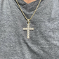 Baguette Diamond Cross Pendant  customdiamjewel   