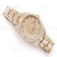 42MM Round Dial Fully Iced Out Moissanite Rolex Men's Watch (23.90CTW )  customdiamjewel   