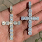 Baguette Diamond Cross Pendant  customdiamjewel   