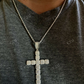 Baguette Diamond Cross Pendant  customdiamjewel   