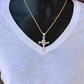 Super Iced Diamond Nail Cross Pendant  customdiamjewel   