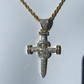 Super Iced Diamond Nail Cross Pendant  customdiamjewel   