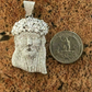 Jesus Piece Pendant FULLY ICED Diamond  customdiamjewel   