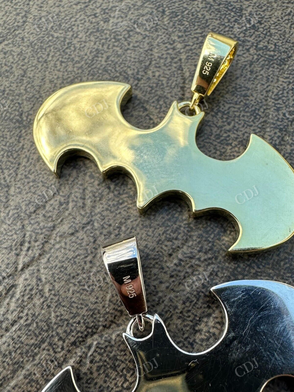 Iced Batman Superhero Pendant  customdiamjewel   