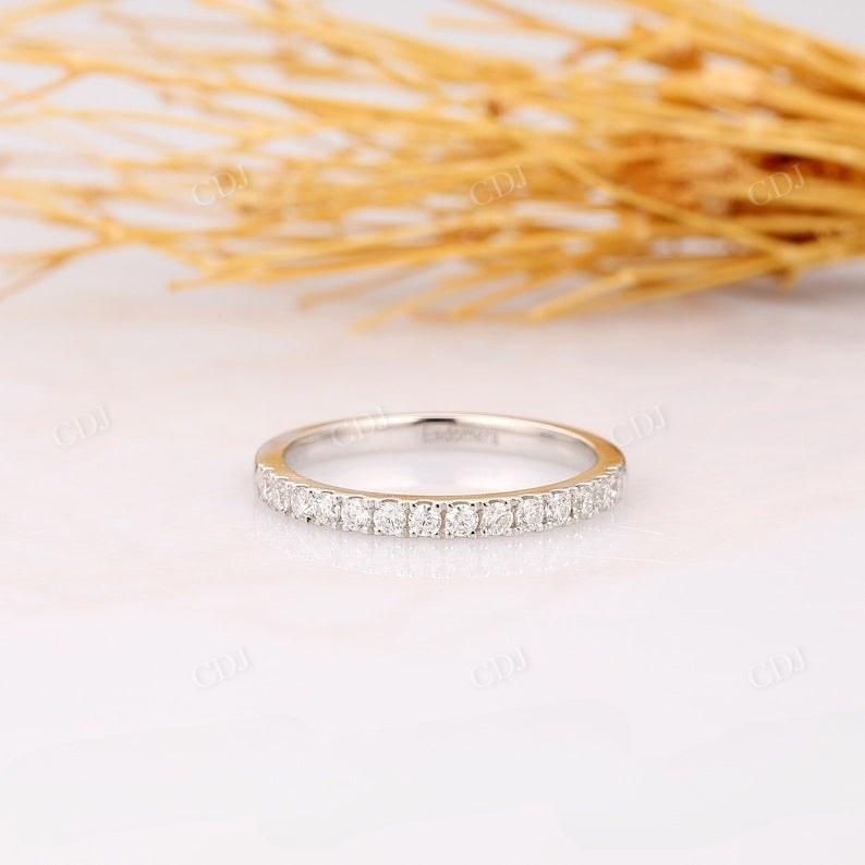 0.25CTW Lab Grown Diamond Half Eternity Wedding Band  customdiamjewel   