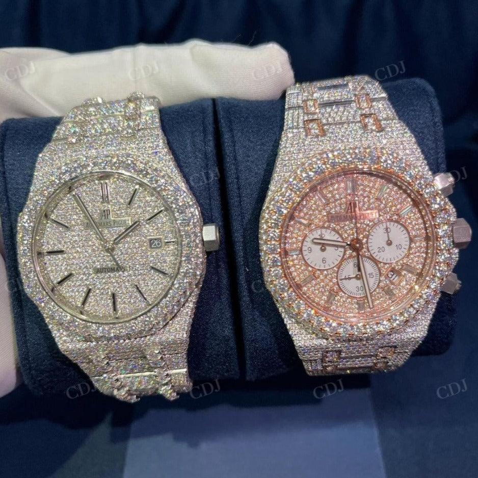 Audemars Piguet Stainless Steel Diamond Watches  customdiamjewel   